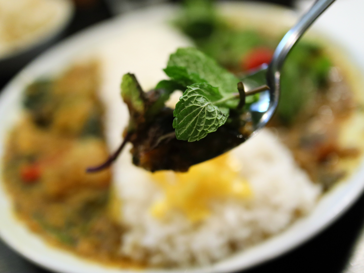フレッシュミントが冴え渡る カラダの中から元気になるカレー 西天満 辛口飯屋 森元 美食磁石 Powered By ライブドアブログ フレッシュミントが冴え渡る カラダの中から元気になるカレー 西天満 辛口飯屋 森元 美食磁石 Powered By ライブドアブログ