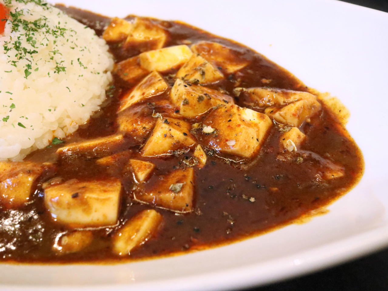 ひょっとして 過去最高 バランス抜群の麻婆カレー 桃谷 豚骨黒カレー Mecha 美食磁石 Powered By ライブドアブログ