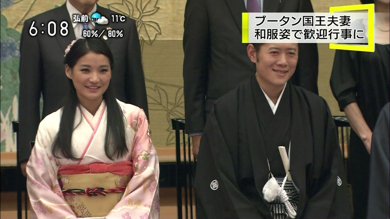 和服 日本人にしか見えないブータン国王と王妃 似合いすぎ 最大瞬間風速 和服 日本人にしか見えないブータン国王と王妃 似合いすぎ 最大瞬間風速