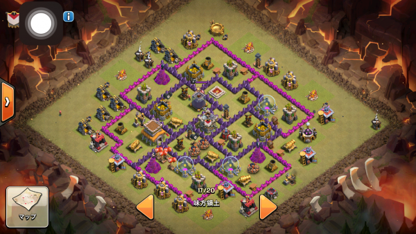 Th8の全壊対策陣 クラクラ考察