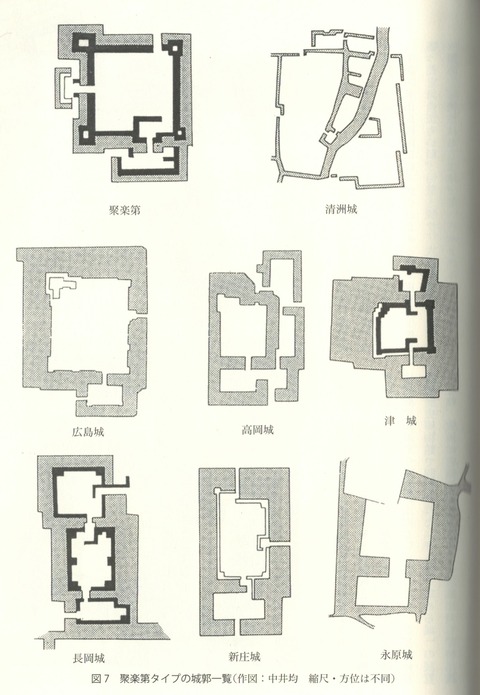 聚楽第タイプ城郭の系譜(中井均)