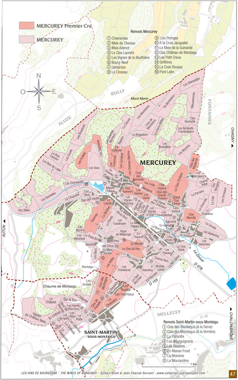 Mercurey_AOC_Map