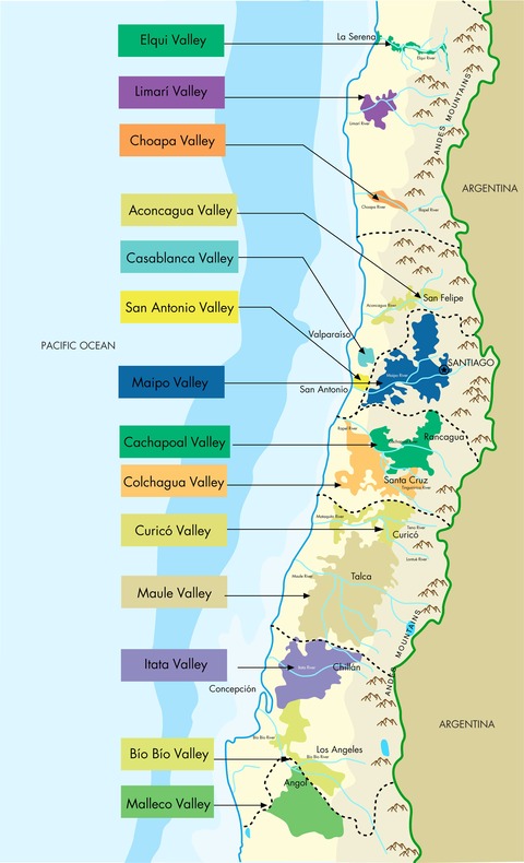 Chilean-Wine-Map