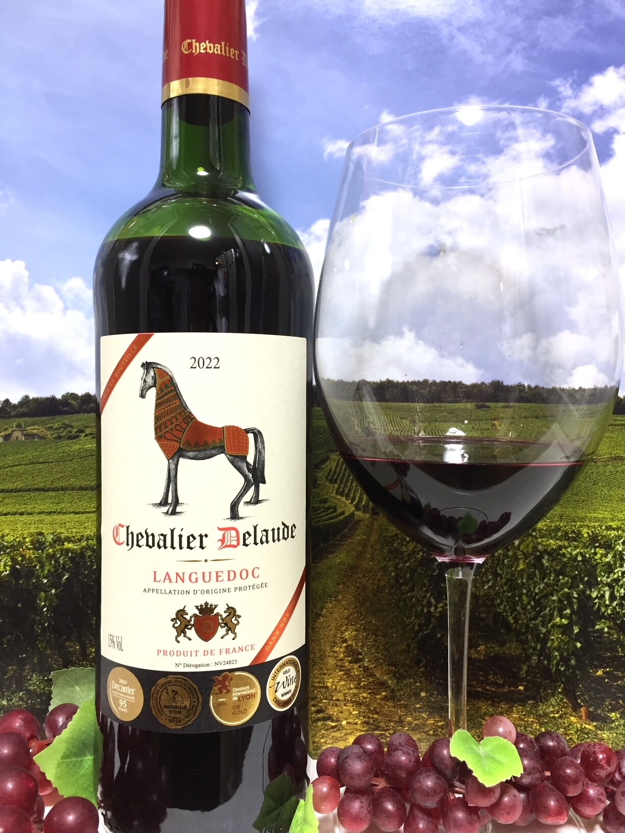 Chevalier Delaude Languedoc 2022 : Red Red Wine：「偉いワイン