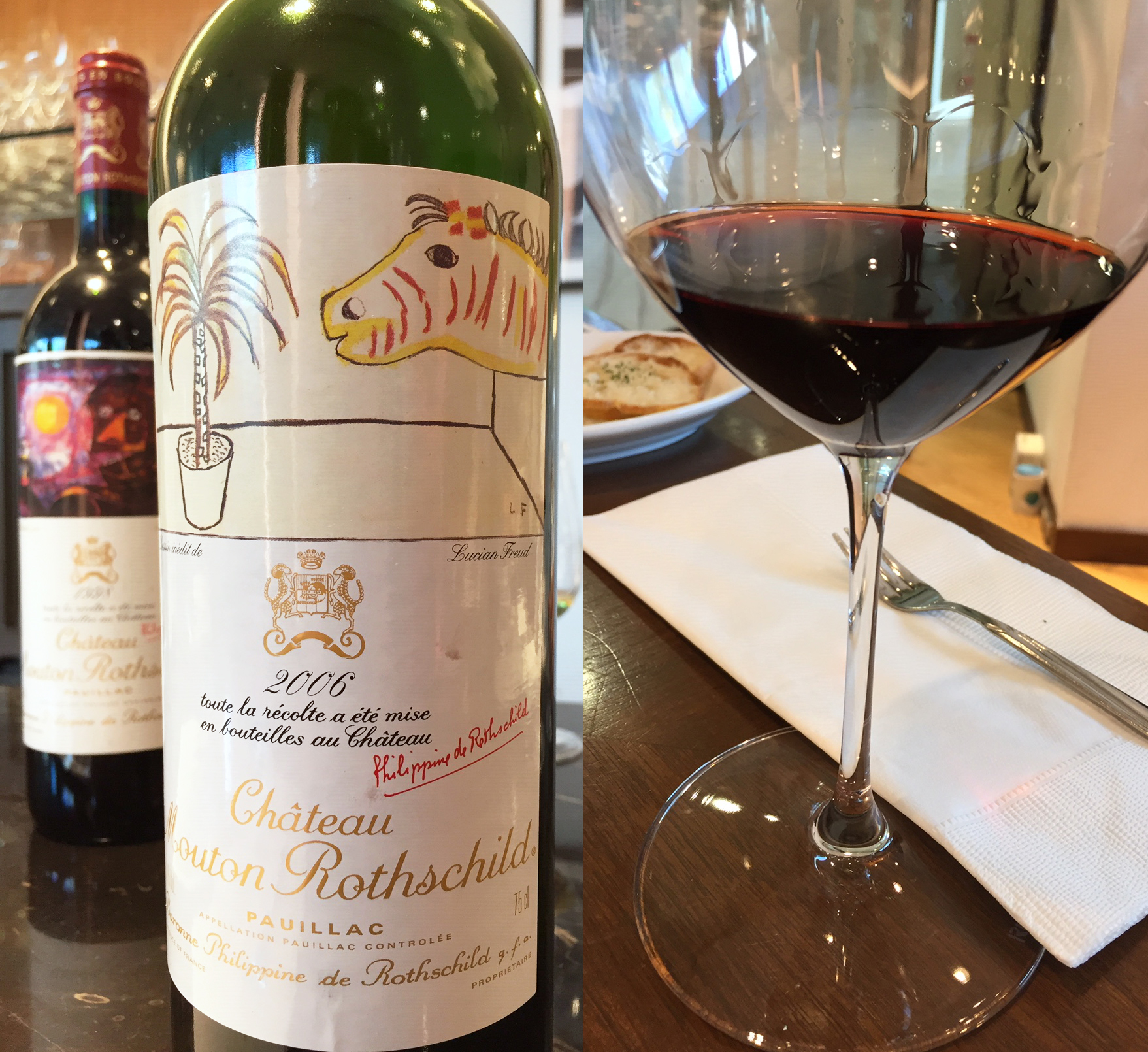 Château Mouton Rothschild 2006 : Red Red Wine：「偉いワイン」探し 