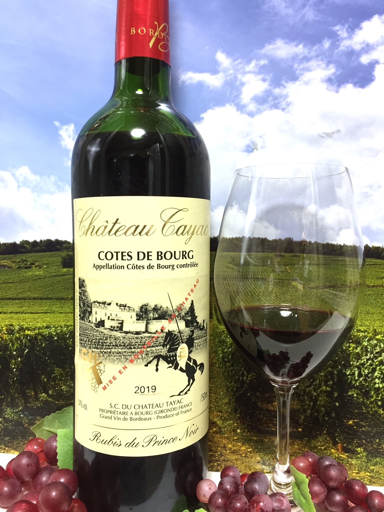 Château Tayac Rubis du Prince Noir 2019 Côtes de Bourg : Red Red 