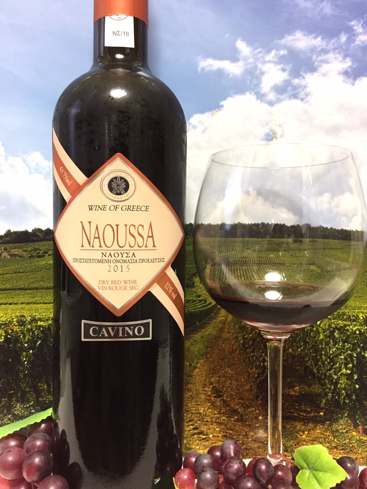 Naoussa Cavino Red 2015 : Xinomavro Wine：「偉いワイン」探しの備忘録 Red