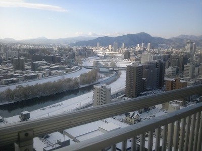 札幌初雪