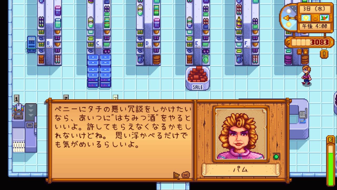 Stardew Valley 冬の村人たちとの会話 サイタマキイロの記憶保管庫