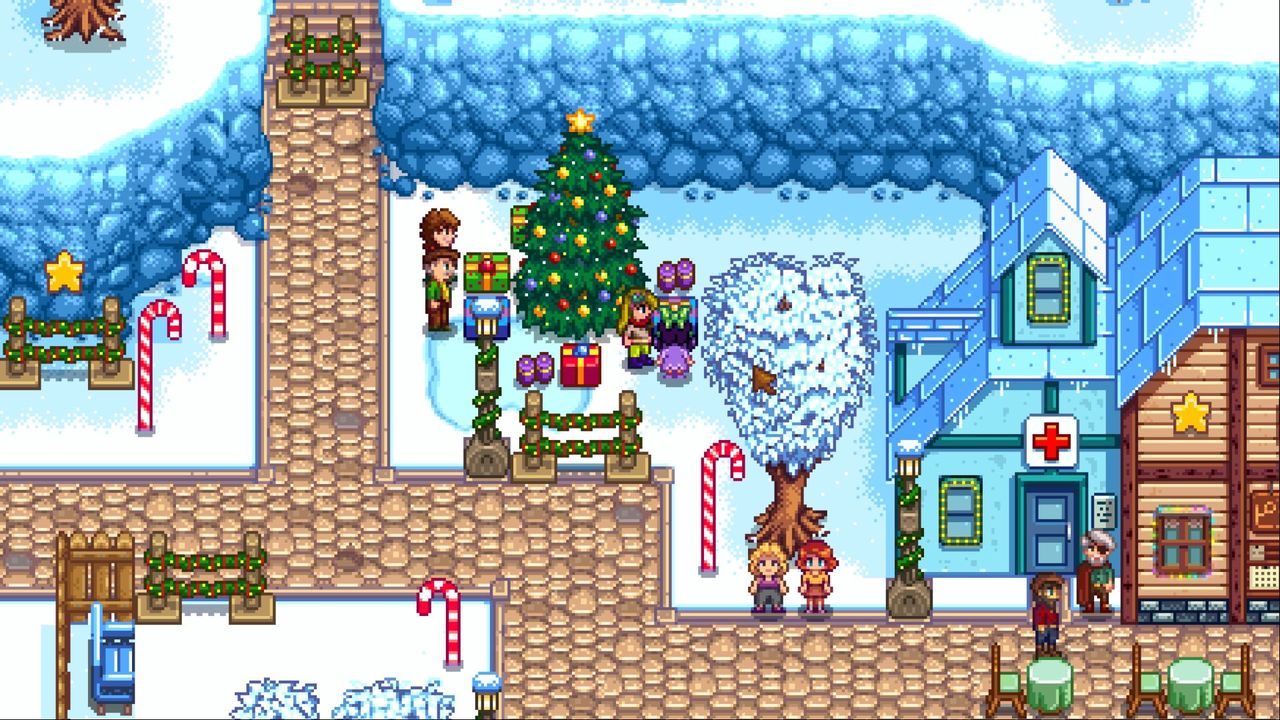 Stardew Valley 1年目冬の冬星祭 サイタマキイロの記憶保管庫