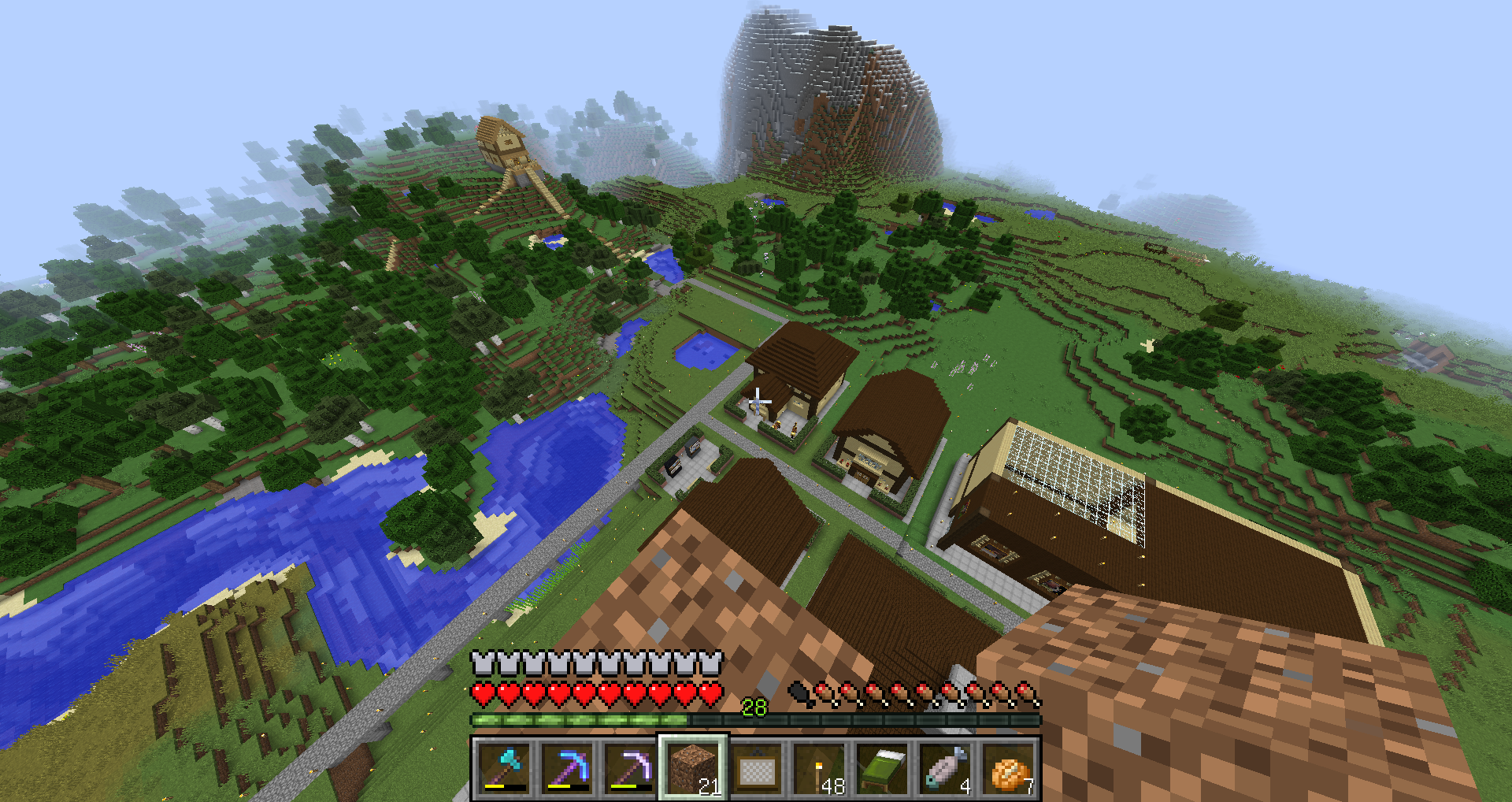 Minecraft 村人の家を建てよう サイタマキイロの記憶保管庫