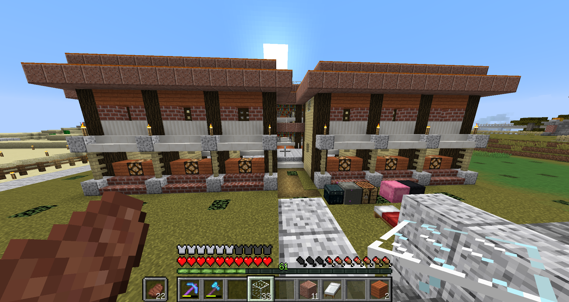 Minecraft 優秀な村人のアパートをつくる サイタマキイロの記憶保管庫