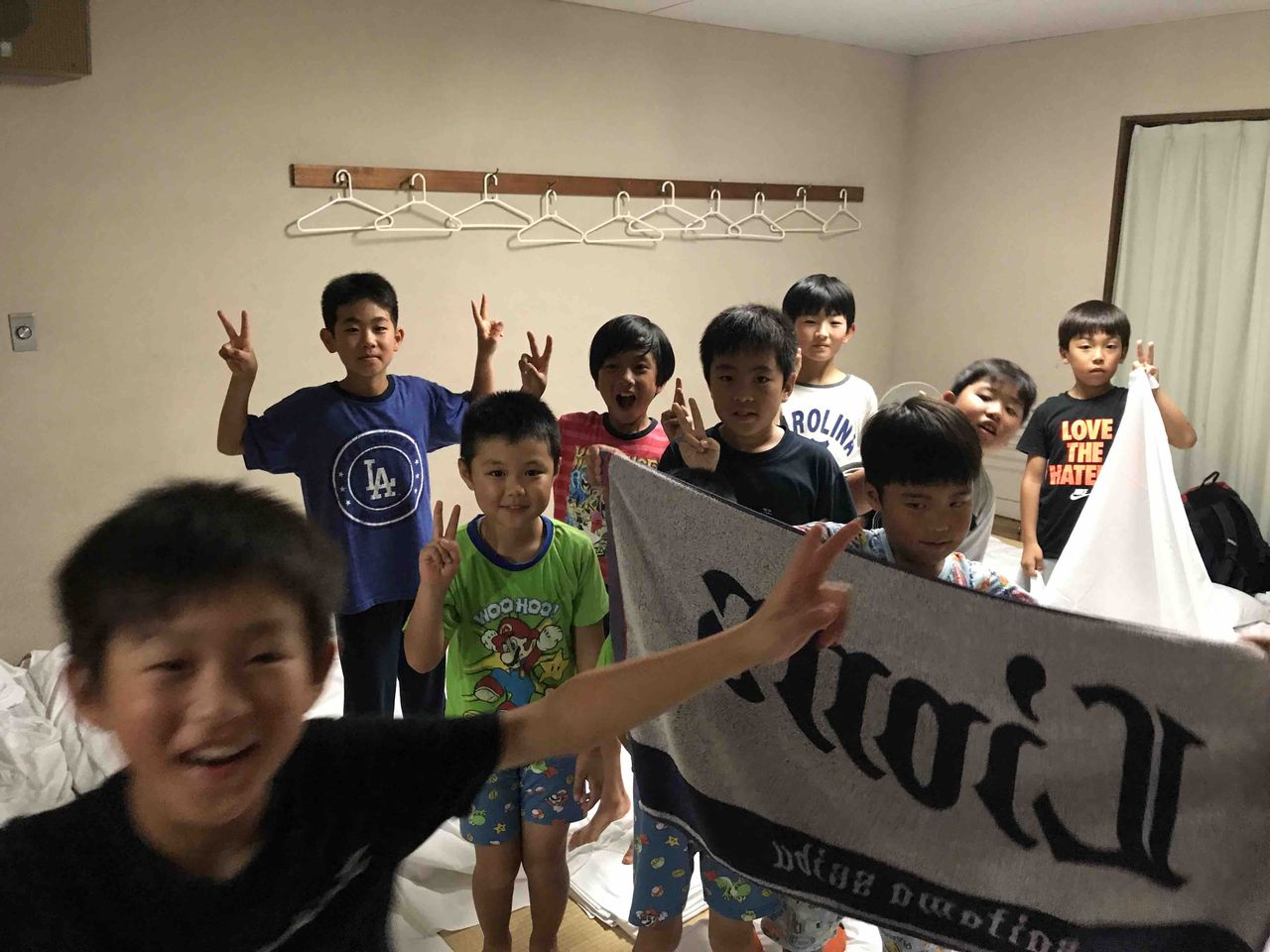 入浴後 18年 埼玉夏合宿太平少年自然の家bコース 入浴後 18年 埼玉夏合宿太平少年自然の家bコース