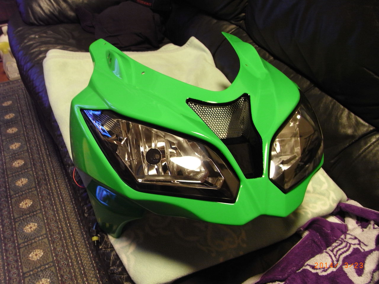 ☆お客様からの投稿画像 08~12Ninja250R「ZX-6Rレプリカ」アッパーカウル