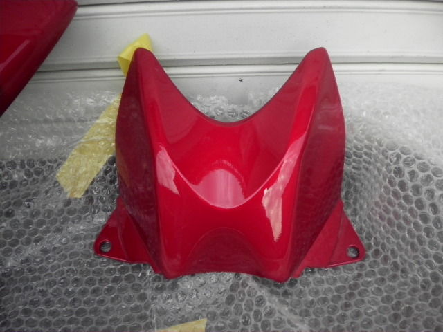 11 CBR250R(MC41) RCVフロントマスク(キャンディールビーレッド)塗装