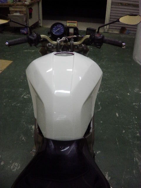 特注 超激レア VTR250 FI用 チョビ三 カスタム シート MC33 三段 特注 超