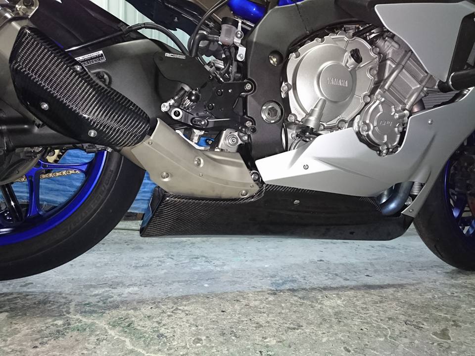 YZFR1 2015 サイタニヤ　アンダーカウル（純正マフラー対応） 15~YZF-R1 純正(STD)カウル用 アンダーカウル 純正触媒＋スリップオン