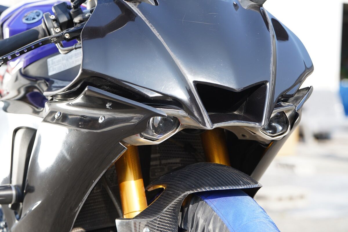 お洒落 外装 フルカウル レース 黒ゲル フルエキ YZF-R1 15-19 20