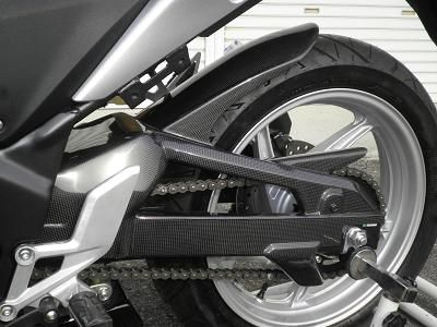 割れ無!CBR250R.MC41.CB250F.MC43.純正フロントフェンダー CBR125R（\u002713） CBR250R CB250F タンデムグリップ付きリアキャリア