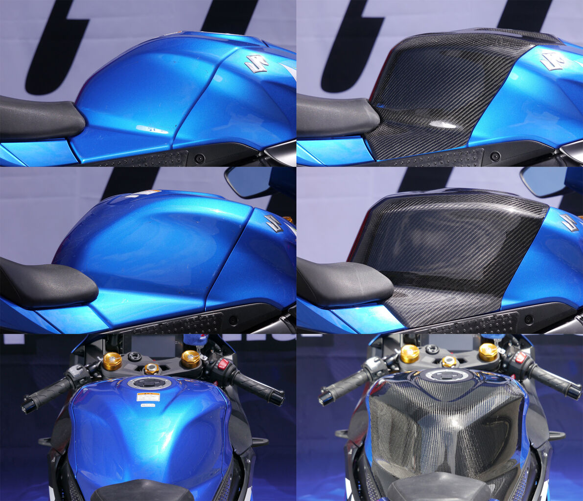 17~GSX-R1000/R(L7~)用タンクカバー/コールドプレス/フル 17~GSX-R1000/R(L7~)用タンクカバー/コールドプレス/フル