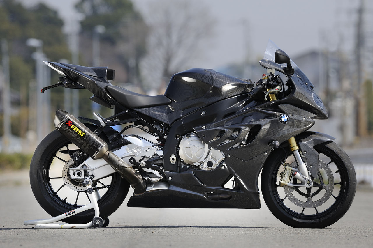11 BMW S1000RR フルカーボンコンプリート車両の撮影画像UP