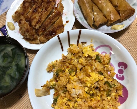 キムチチャーハン 市販のおかず メモ料理 キムチチャーハン 市販のおかず メモ料理