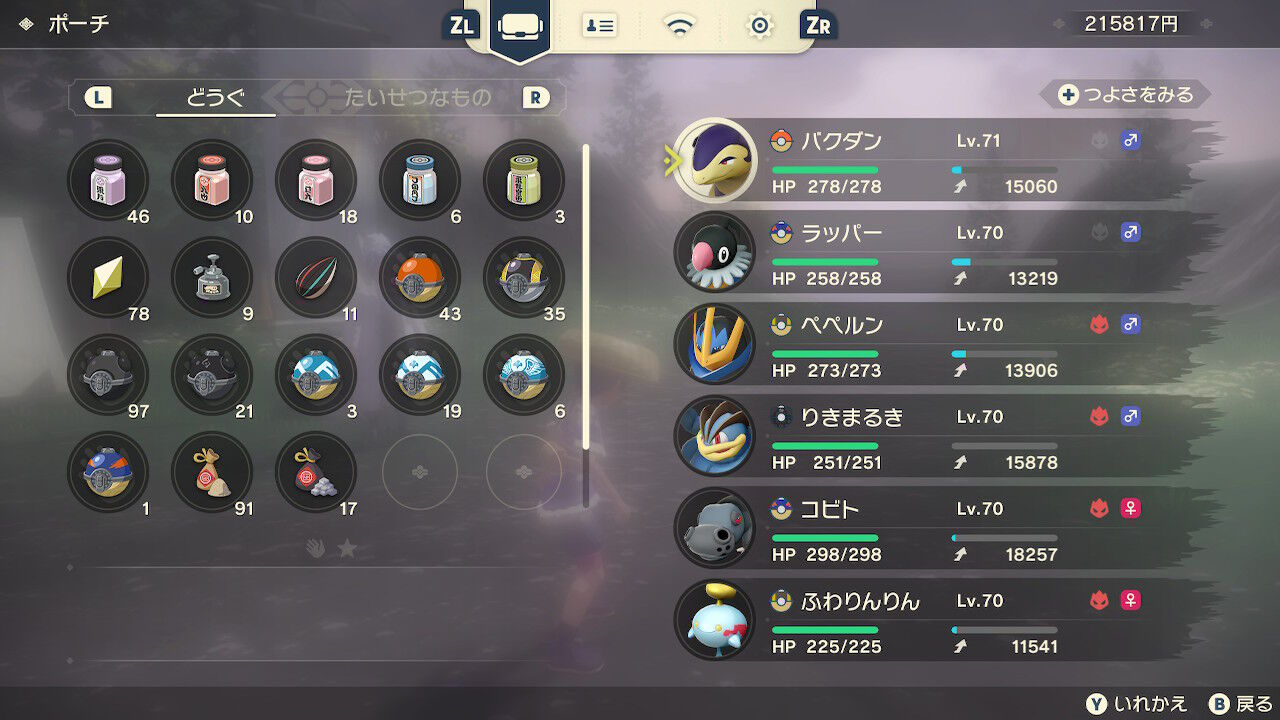 ポケモンパーティー決定した ゲームの時間
