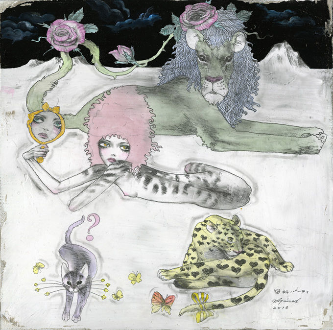 明日からイラストレーター 宇野亞喜良の展覧会 奥日暮里の生地屋 齊藤商店