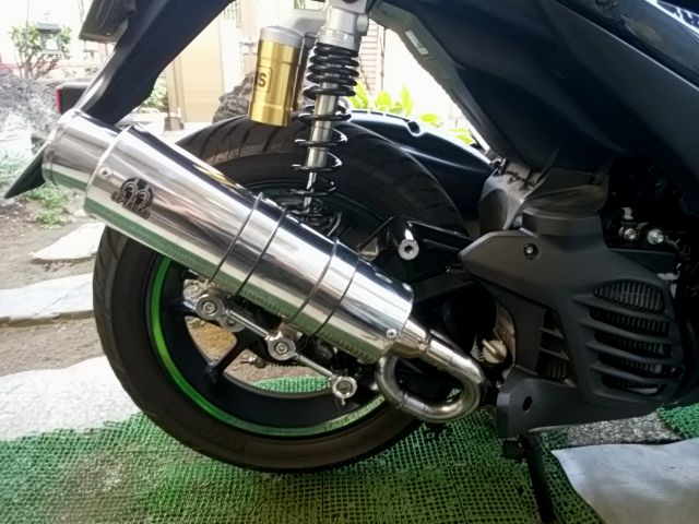 SP忠男　ヤマハ AEROX155 (エアロックス155)マフラー YAMAHA / AEROX155（SG472タイ仕様）PURESPORT SilentVersion