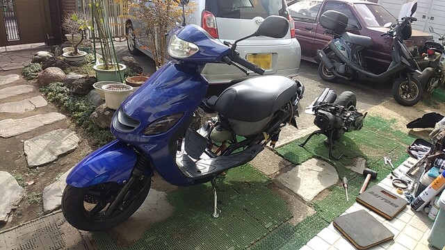 A*e様 グランドアクシス　エンジン 依頼作業 グランドアクシス（5FA2）4VPエンジンOH等的なぁ