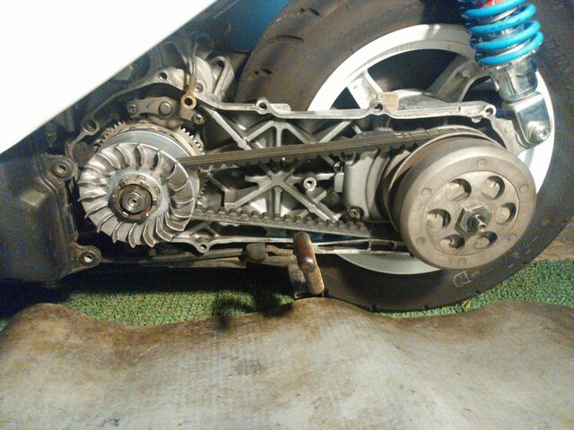 依頼作業 アプリオタイプ2（4LV）駆動系点検的なぁ～34JP SA11J