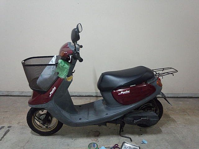 知り合いのJOGポシェフロント周り変更的なぁ～1SA08J ジョグ Mr.Boo