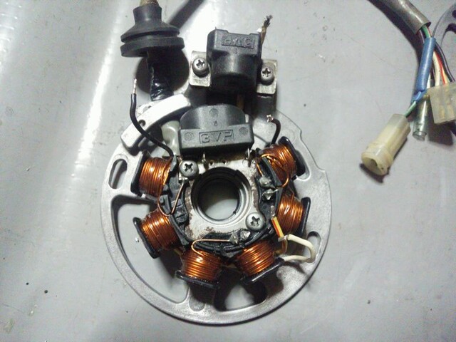 3RY3，4純正CDI回転リミッター解除コンバートKIT動作確認後修正的