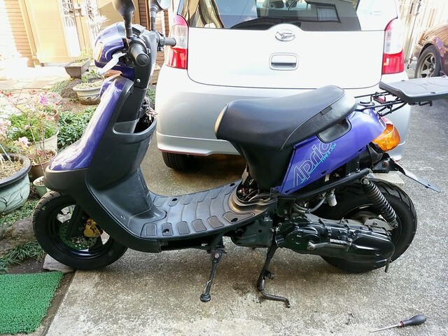 ジョグアプリオ タイプ2 2スト 7.2馬力 4LV 整備済み フロントタイヤ新品 ジョグアプリオ タイプ2 2スト 7.2馬力 4LV 整備済み フロントタイヤ