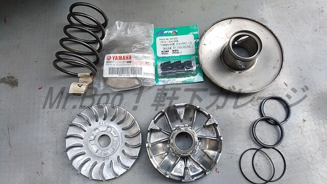 依頼車両 SA16J＠3WFエンジン 純正部品ベース駆動加工品交換