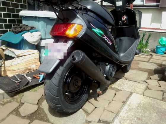 マフラー出戻り的なぁ～PG PHONGEER Mr.Boo!＠軒下ガレージ