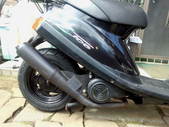 マフラー出戻り的なぁ～PG PHONGEER Mr.Boo!＠軒下ガレージ