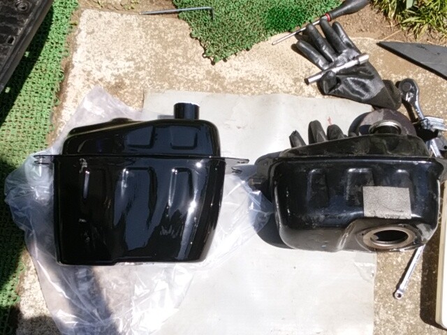 依頼作業 エアロックス155 大容量ガソリンタンク変更的なぁ