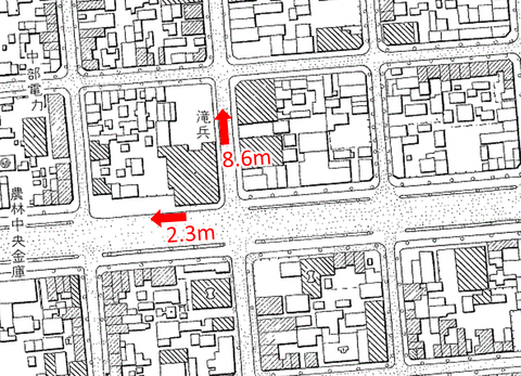 (滝兵)名古屋市都市計画基本図(昭和30・33年)1