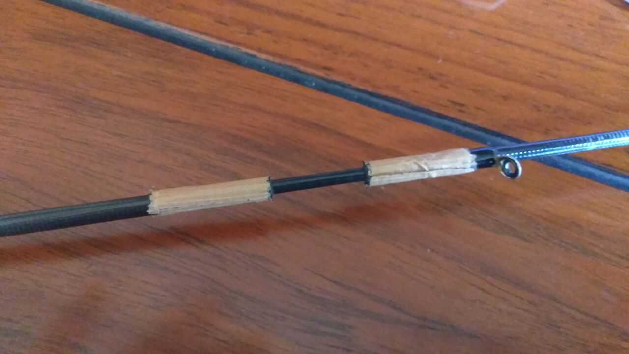 Sakagenの釣り熱狂記 In Fimo 2ピースロッドの4ピース化 Sakagenの釣り熱狂記 In Fimo 2ピースロッドの4ピース化