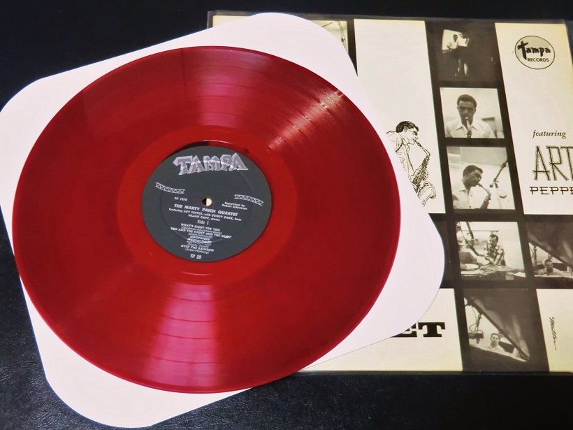Marty Paich Quartet featuring - Art Pepper」TAMPA / RED WAX(赤盤