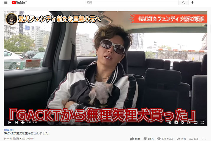 Gackt 愛犬里親騒動 動物愛護家の杉本彩さんは 坂道46 Akb48 えッ な情報まとめ Gackt 愛犬里親騒動 動物愛護家の杉本彩さんは 坂道46 Akb48 えッ な情報まとめ