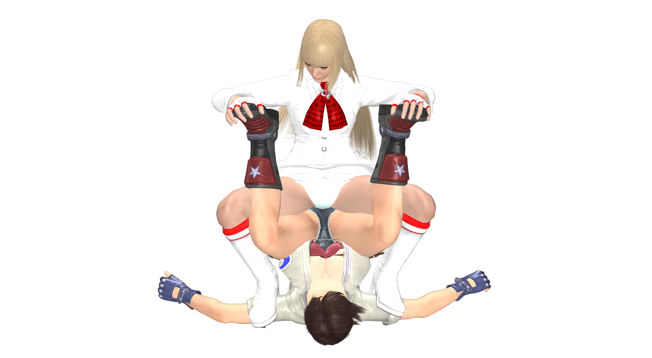 リリの変則エビ固めで敗北するアスカ じぇりえ荘