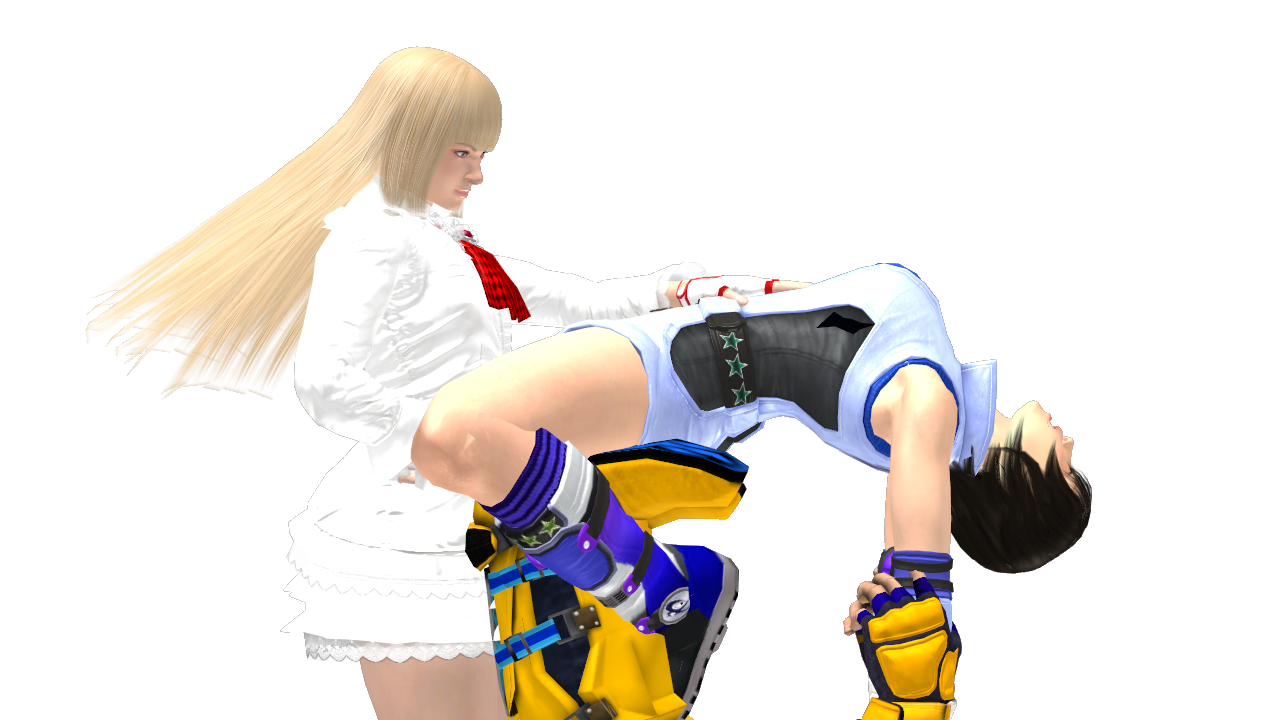 ロメロスペシャルをうけて張り裂けそうなアスカをかわいがるリリ じぇりえ荘