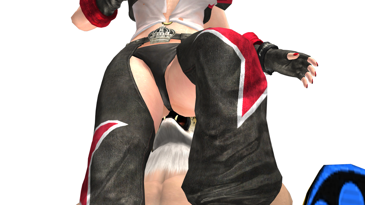 ティナの人間椅子となるプロレスチャンピオン じぇりえ座