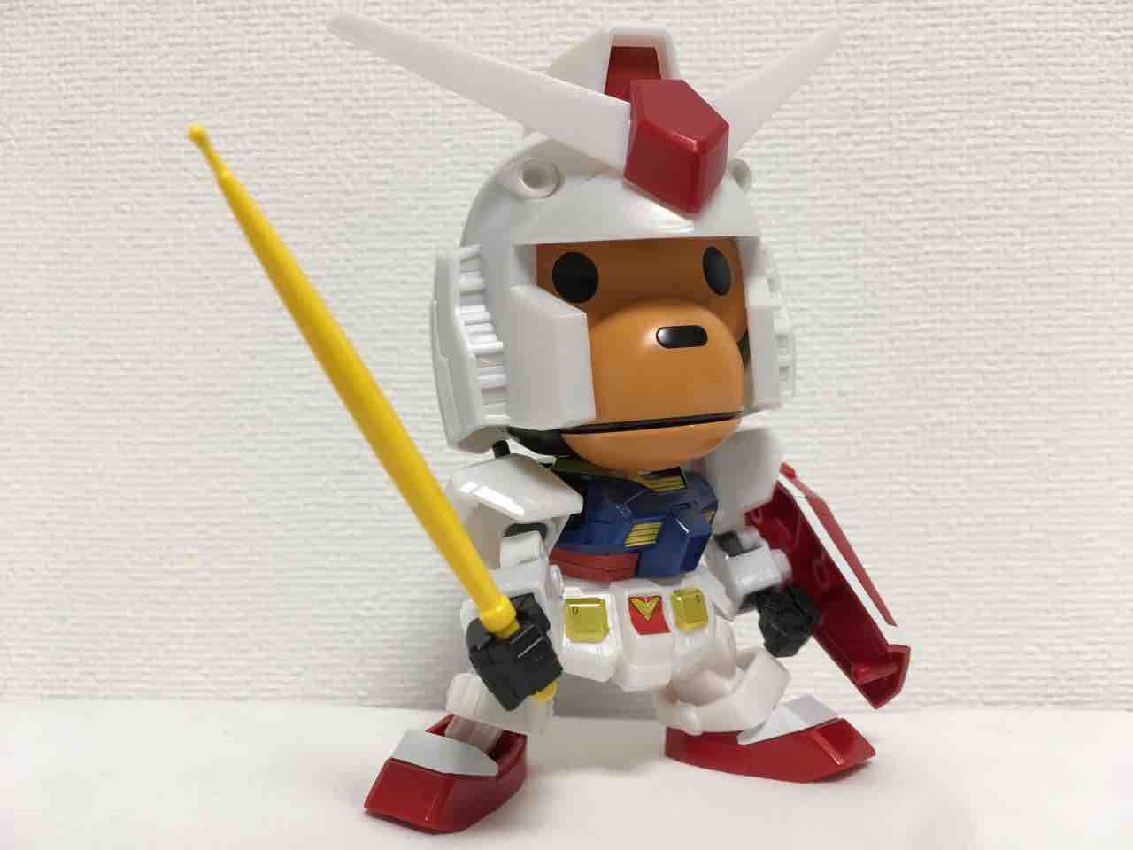 BABY MILO & RX-78-2 GUNDAM [SD EX-STANDARD] : さかなざるのおもちゃ箱