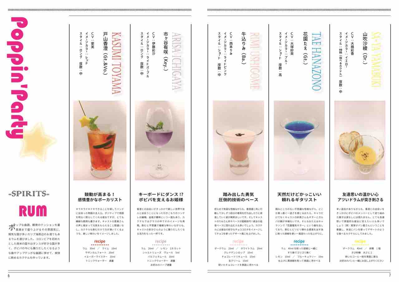 夏コミはカクテル本 しかもバンドリカクテルもやっちゃいます 神楽坂のキノコ店長のブログ