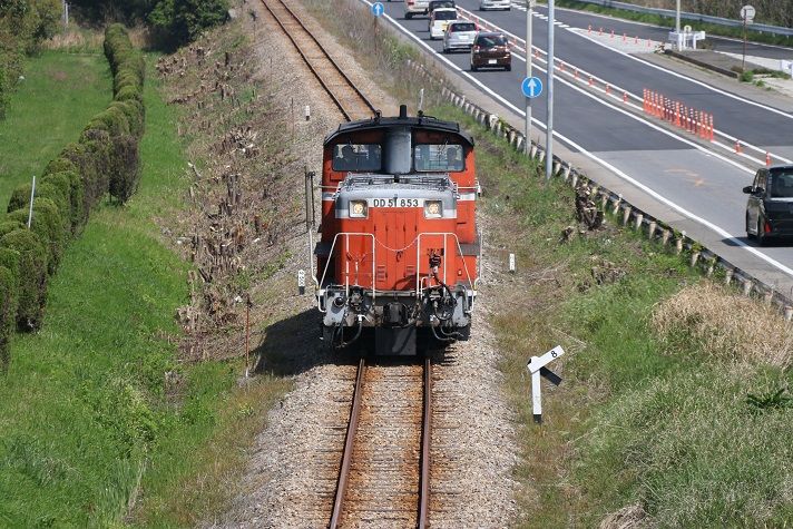 衣浦臨海鉄道 DD51-853借り入れ 2017.4.22 その2 : 半田の吉田のblog