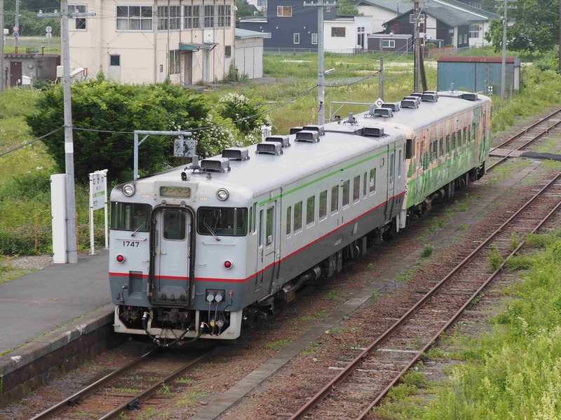 8 北海道旅行 その14 日高線 キハ40-1780+1747 鵡川駅にて