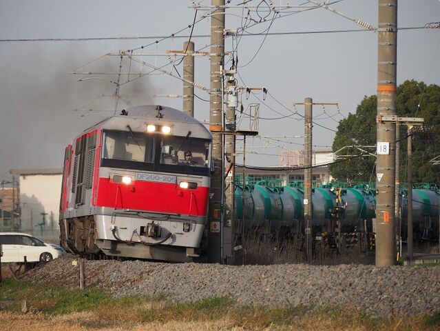 9　DF200-206+223　白鳥信号所にて　その1　